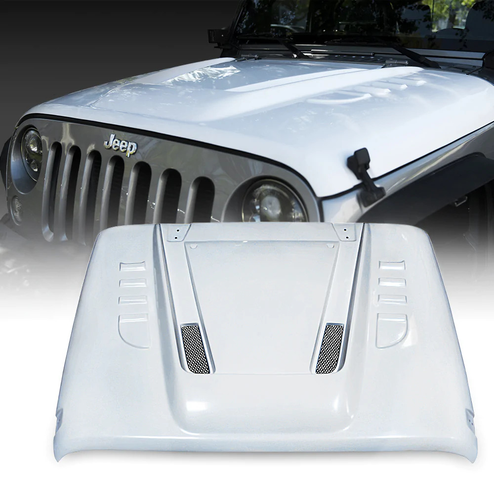 Jeep Wrangler JK Fiberglass Hood Transformer Series 1