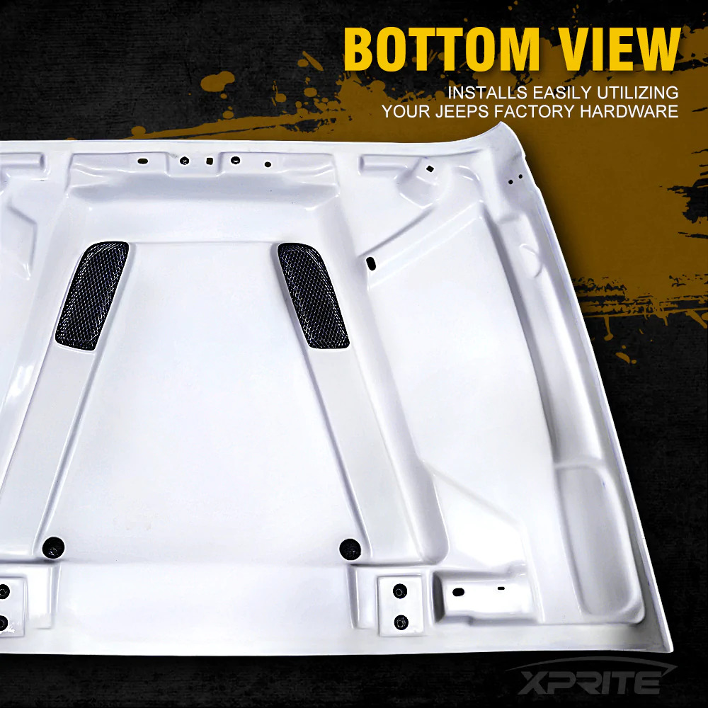 Jeep Wrangler JK Fiberglass Hood Transformer Series 6